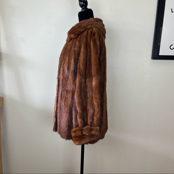 Vintage Mink Coat, C.R. Cook of Peoria of Illinois S/Large, Excellent Condition - Picture 6 of 8